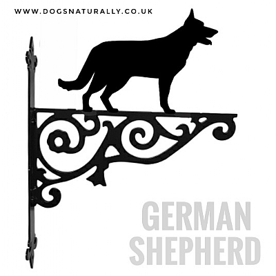 German Shepherd Ornate Wall Bracket
